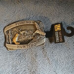 Fishing & Hunting Belt Buckle